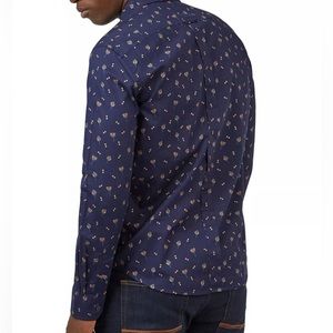 NWT Ben Sherman Scattered Floral Shirt Size S